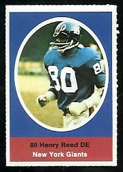 1972 Sunoco Stamps      421     Henry Reed